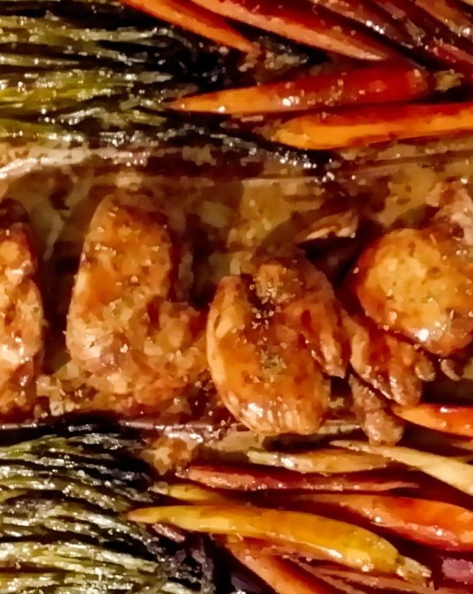 Balsamic Chicken with Asparagus & Carrots Sheet Pan